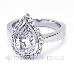 Custom engagement ring from www.diamondideals.com
